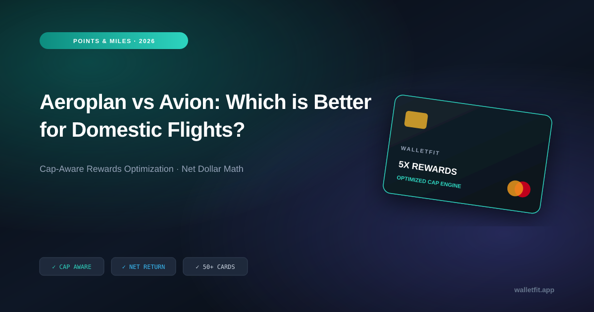 Aeroplan vs Avion: Which is Better for Domestic Flights?