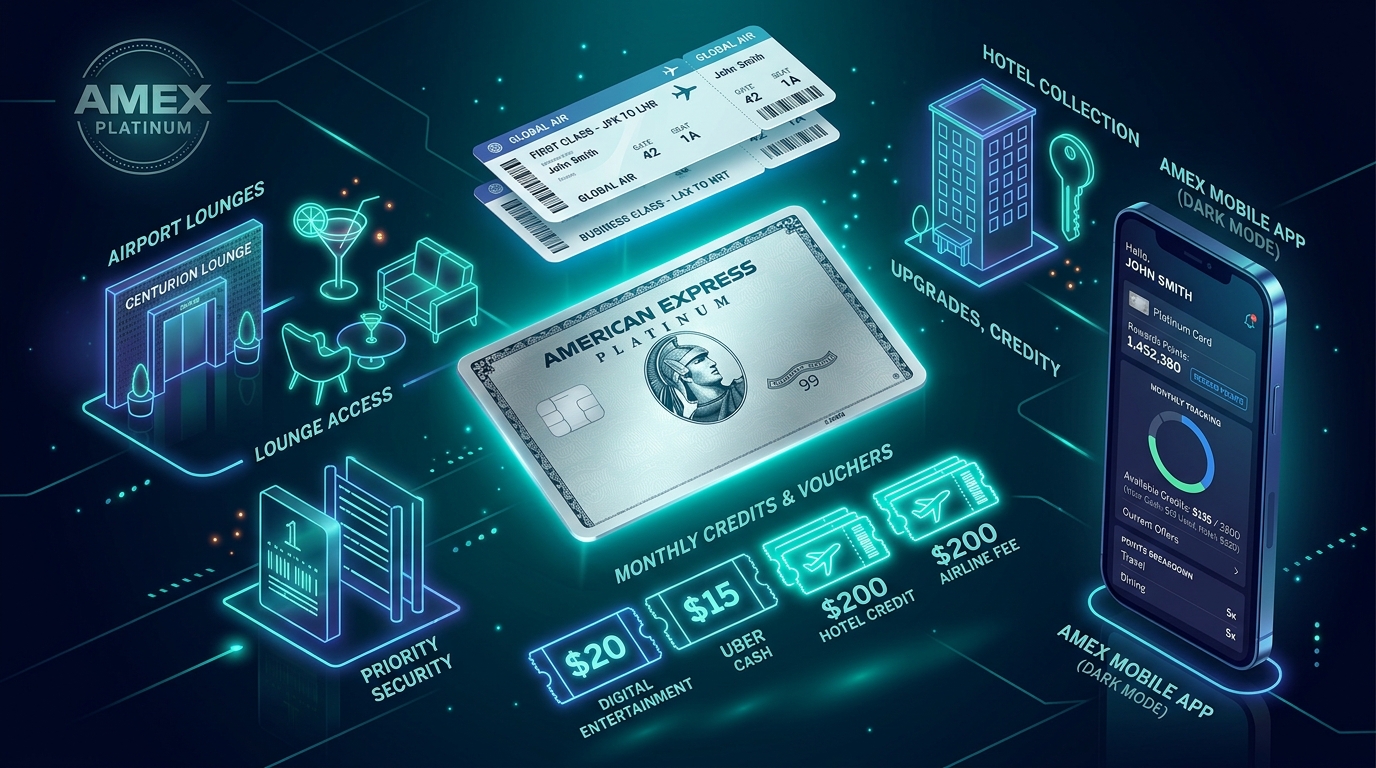 Amex Platinum Benefits Guide and Statement Credit Expiration Optimizer