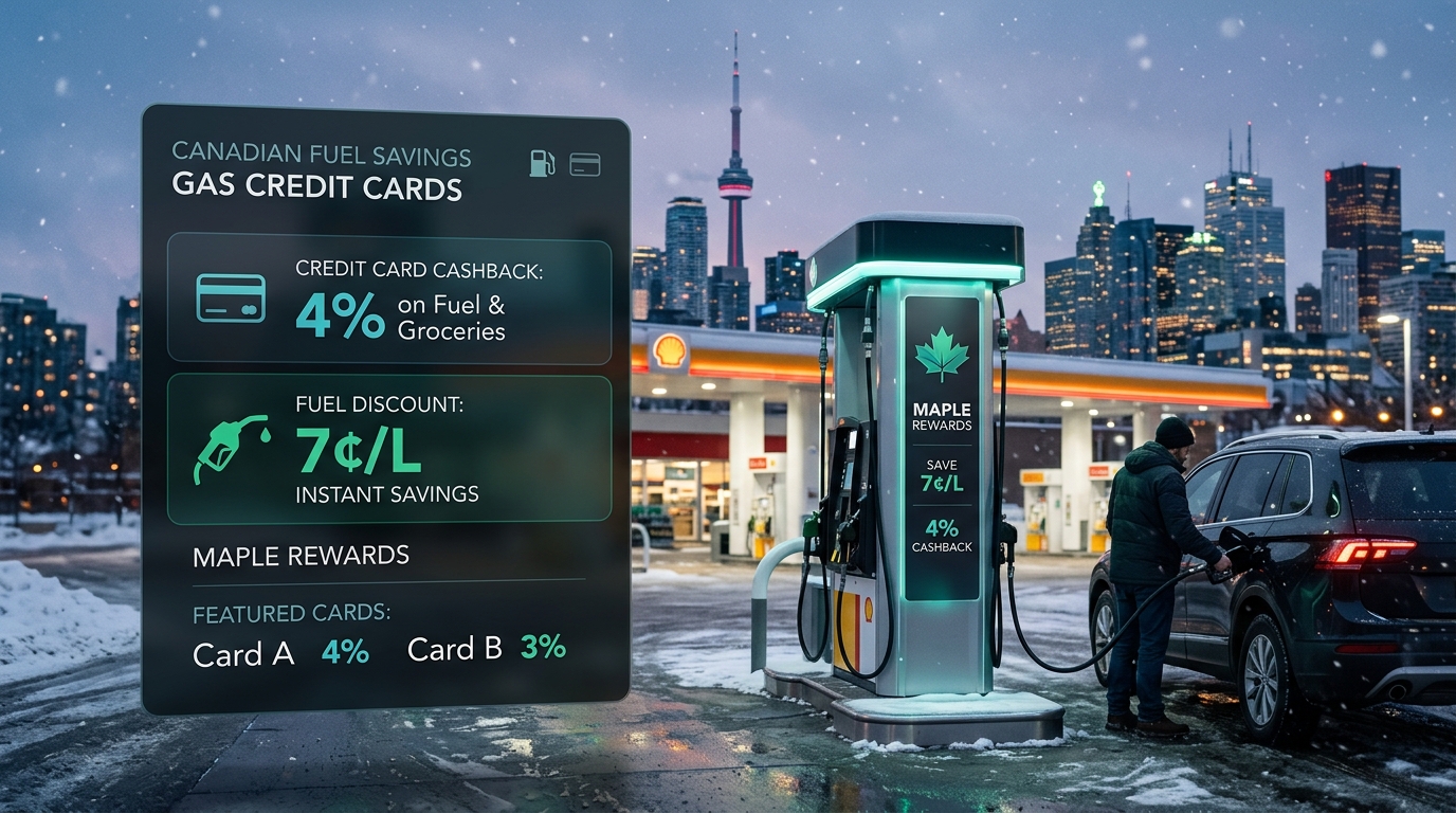 Best Canadian Gas Credit Cards and Fuel Savings 2026 Comparison