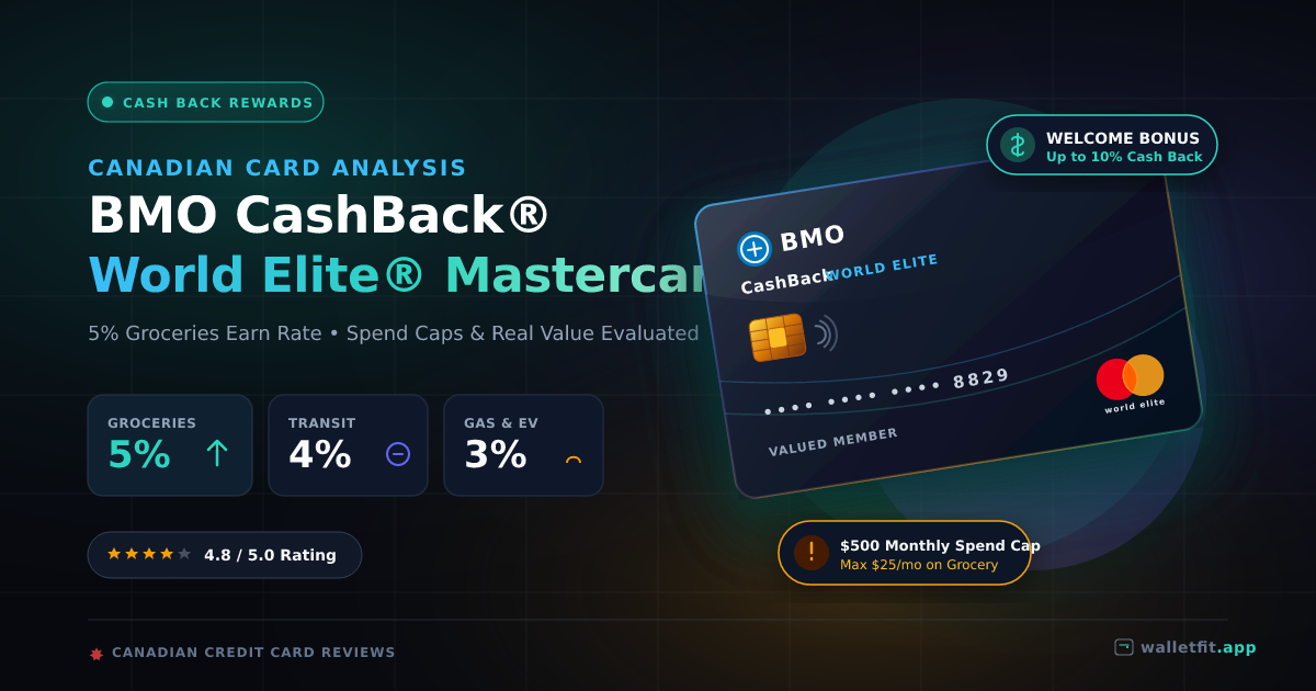 BMO CashBack World Elite Mastercard Review