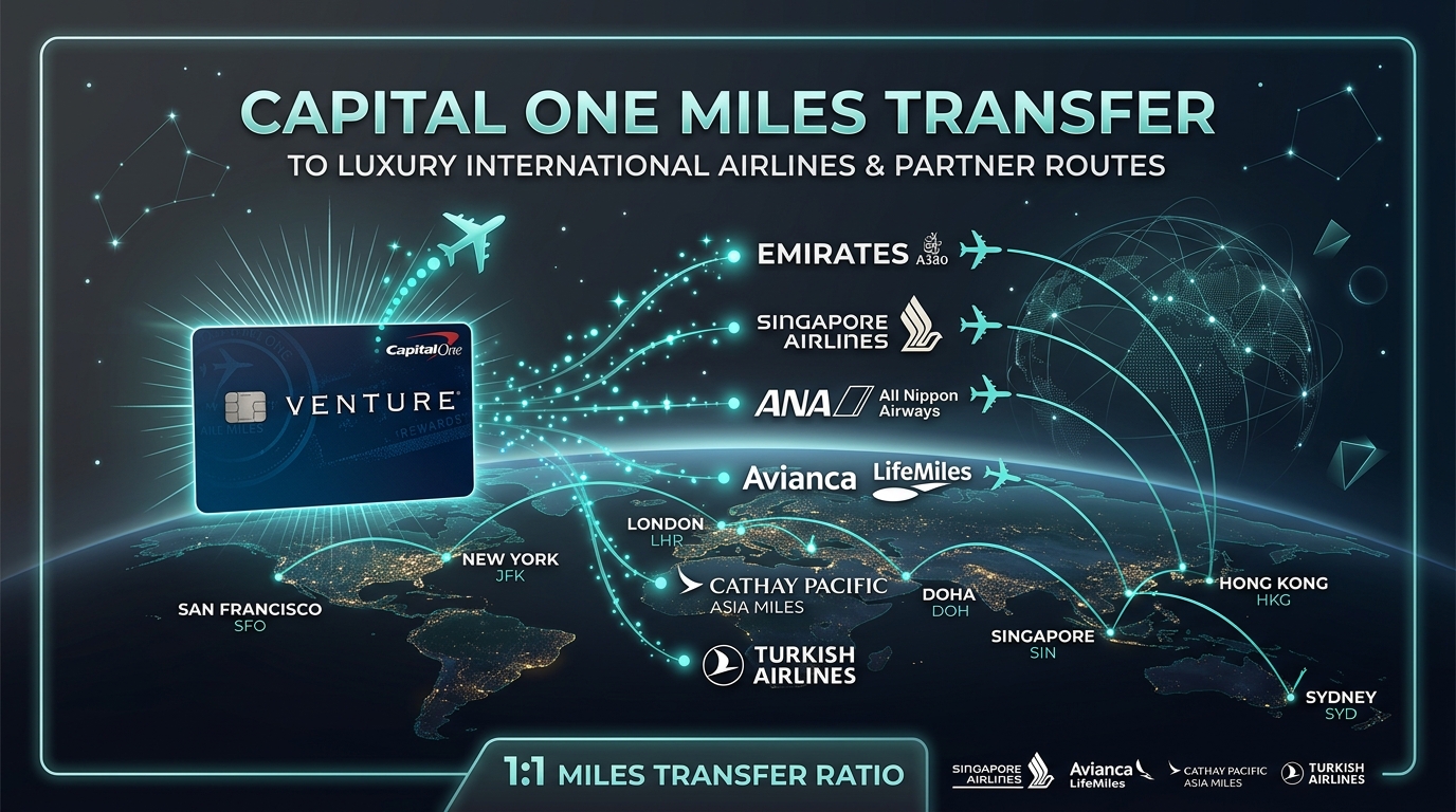 Capital One Miles Transfer Partners Guide