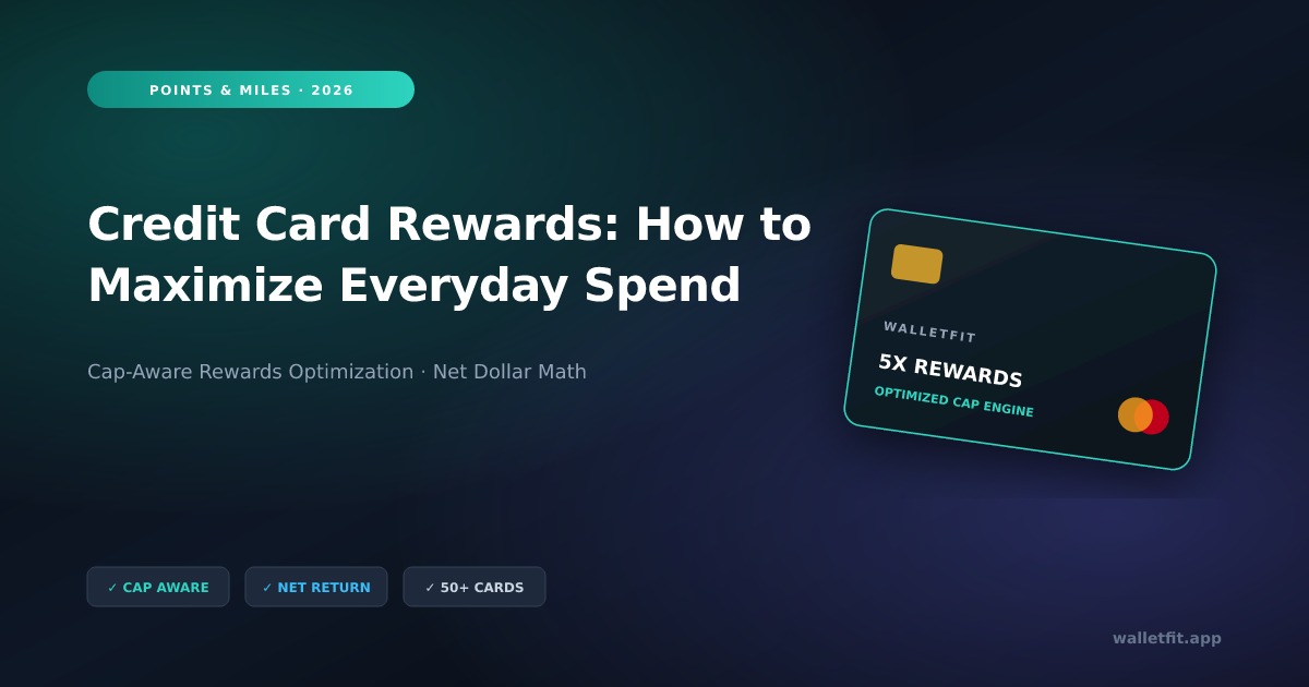 Credit Card Rewards: How to Maximize Everyday Spend