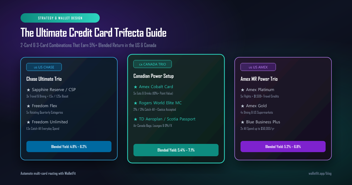 The Ultimate Credit Card Trifecta Guide 2026